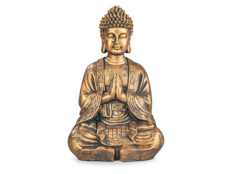 LIVARNO home Dekoratívna soška Buddha (s modliacimi sa rukami) LIVARNO home