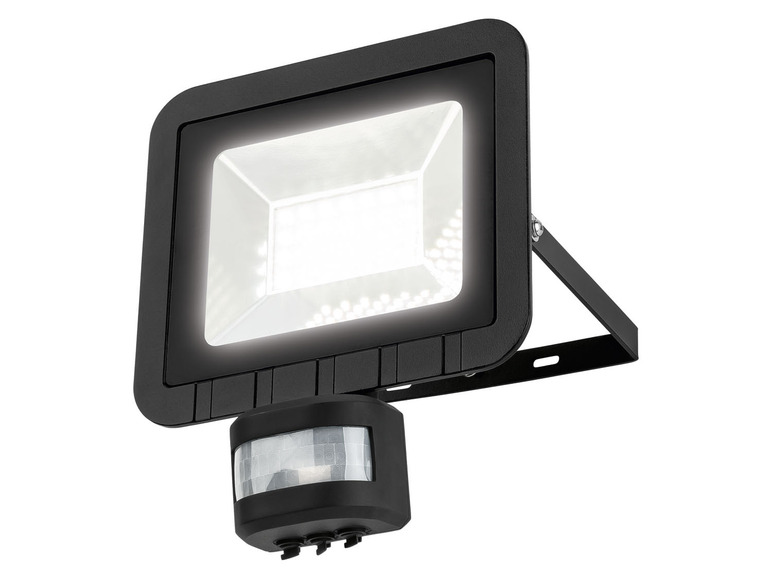LIVARNO home LED reflektor s pohybovým senzorom (čierna) LIVARNO home