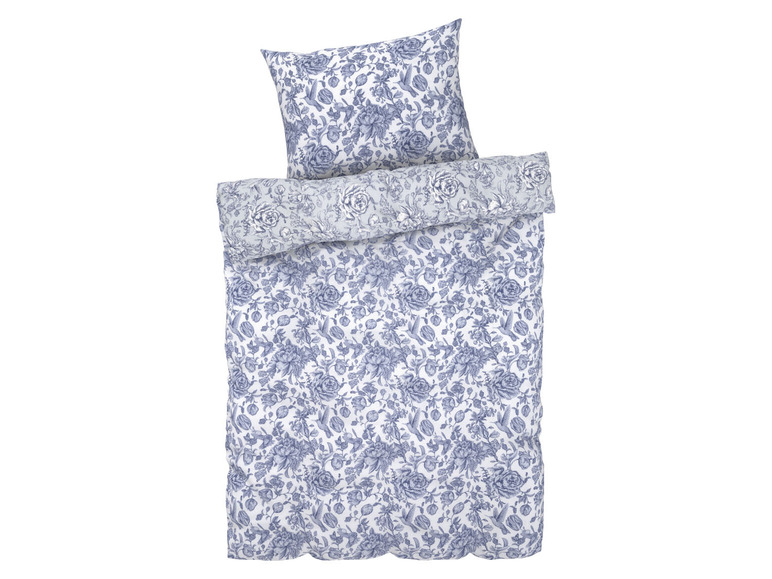 LIVARNO home Obojstranná posteľná bielizeň z bavlneného saténu