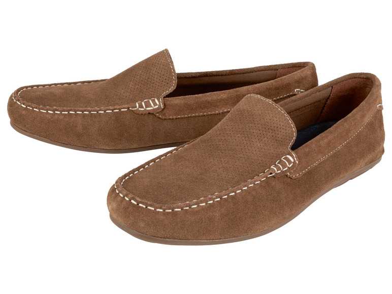 LIVERGY Pánske kožené mokasíny (43