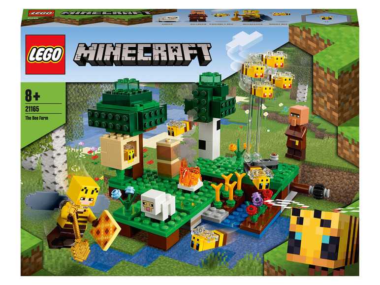 Lego Minecraft 21165 Včelia farma/21171 Konská stajňa/21178 Líščí domček/21179 Hubový domček (21165 Včelia farma) Lego Minecraft