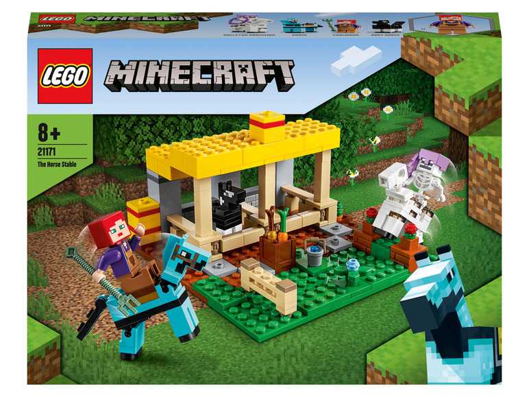 Lego Minecraft 21165 Včelia farma/21171 Konská stajňa/21178 Líščí domček/21179 Hubový domček  (21171 Konská stajňa) Lego Minecraft