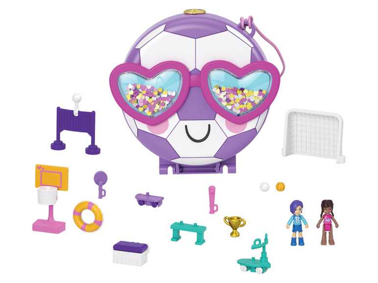 MATTEL Polly Pocket World Truhlička (futbalová truhlička) MATTEL