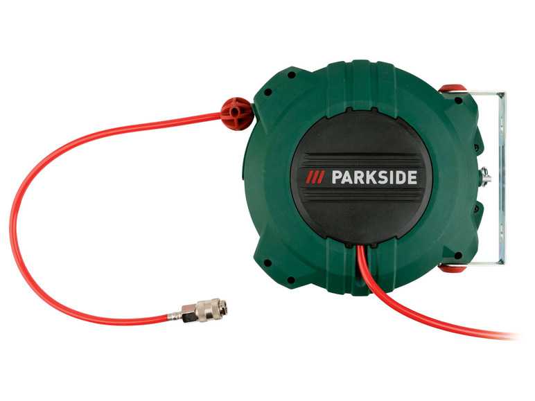 PARKSIDE Navíjací bubon s tlakovou hadicou/Pneumatická jednotka údržby (navíjací bubon s tlakovou hadicou) PARKSIDE
