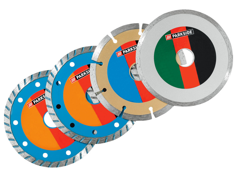 PARKSIDE Príslušenstvo k uhlovej brúske (súprava diamantových rozbrusovacích kotúčov