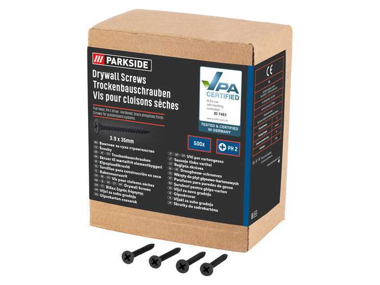 PARKSIDE Skrutky do sadrokartónu (3