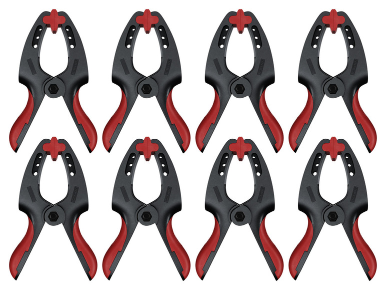 PARKSIDE Súprava upínacích zverákov (8 kusov) PARKSIDE