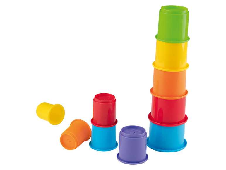 Playtive Detská plastová hračka (stohovateľné poháre) Playtive
