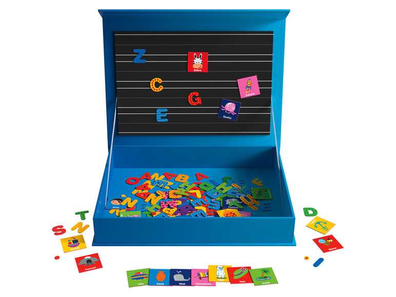 Playtive Magnetický box na hranie (abeceda) Playtive