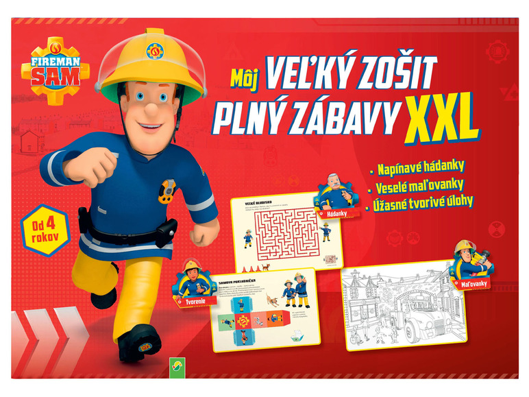 Pracovný zošit XXL (Požiarnik Sam) -