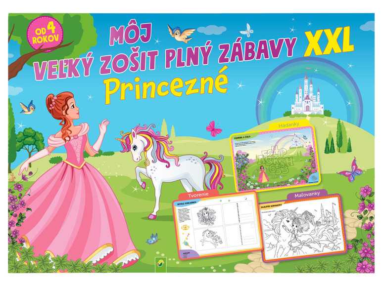 Pracovný zošit XXL (princezná) -