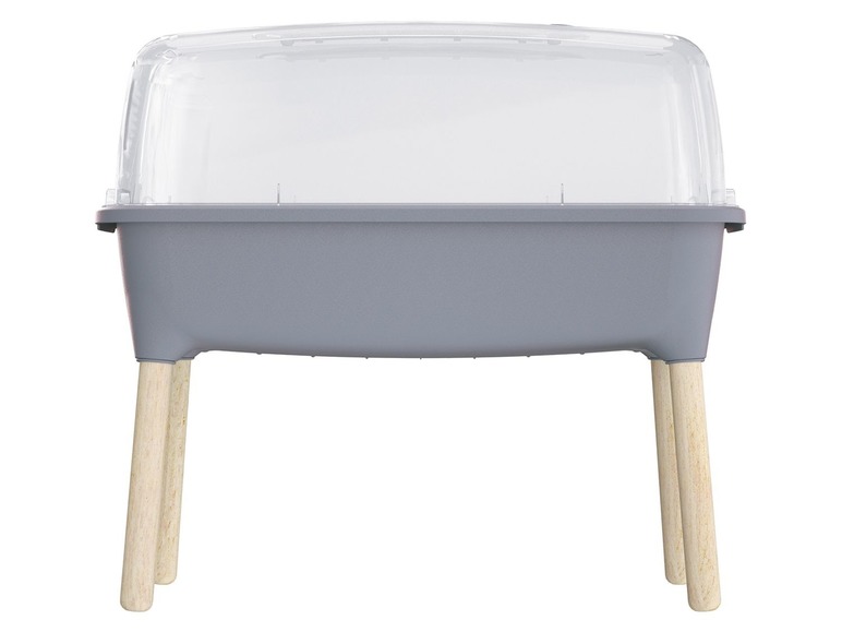 Prosperplast Vyvýšený záhon Respana Planter Wood High Set (sivá) Prosperplast