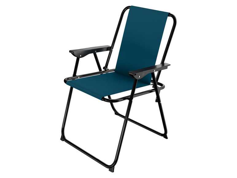 ROCKTRAIL® Skladacia kempingová stolička (modrá) ROCKTRAIL®