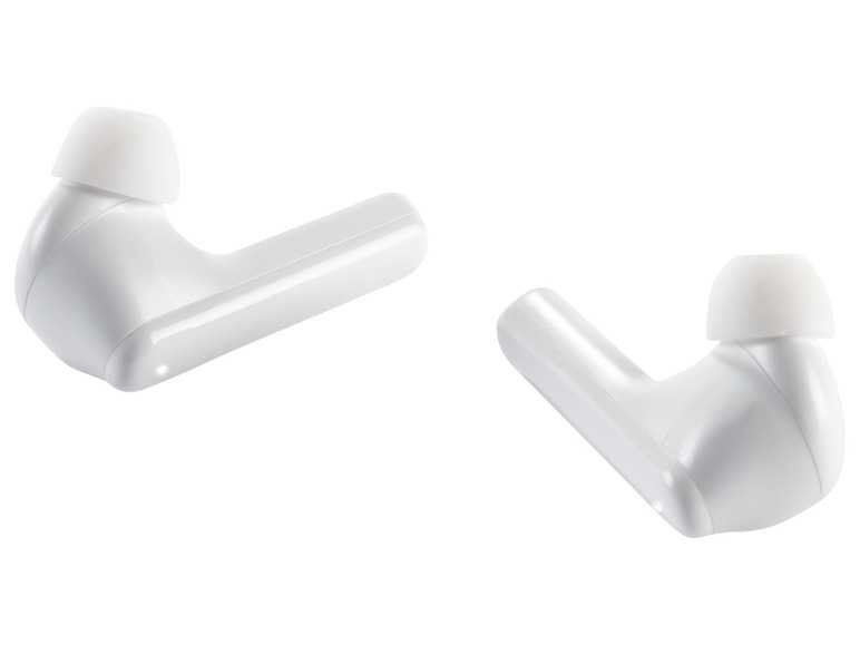 SILVERCREST Slúchadlá do uší True Wireless Bluetooth® (biela) SILVERCREST