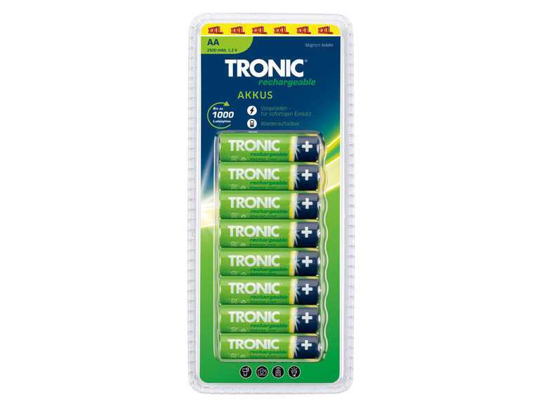 TRONIC Nabíjateľné batérie