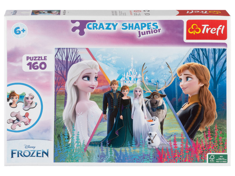 Trefl Detské puzzle Junior Crazy Shapes (Ľadové kráľovstvo 2) Trefl