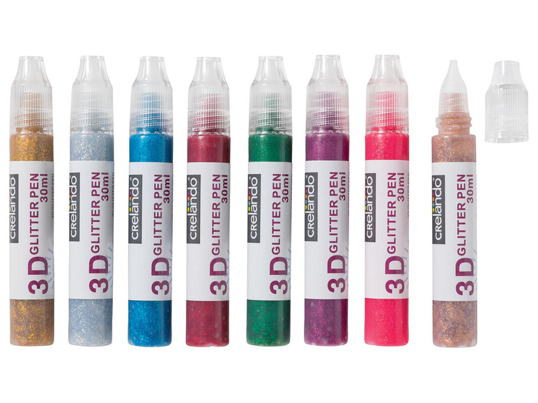 crelando 3D dekoračné pero (3D Glitter Gel) crelando