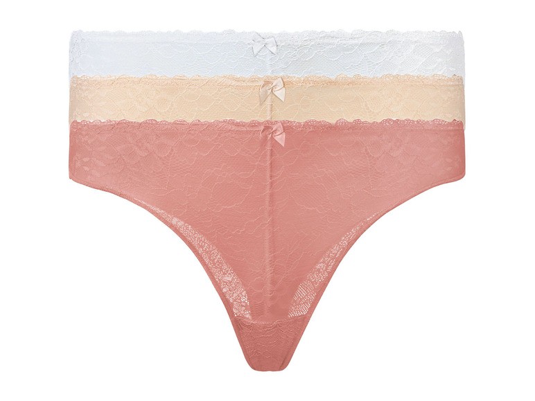 esmara Dámske čipkované tangá