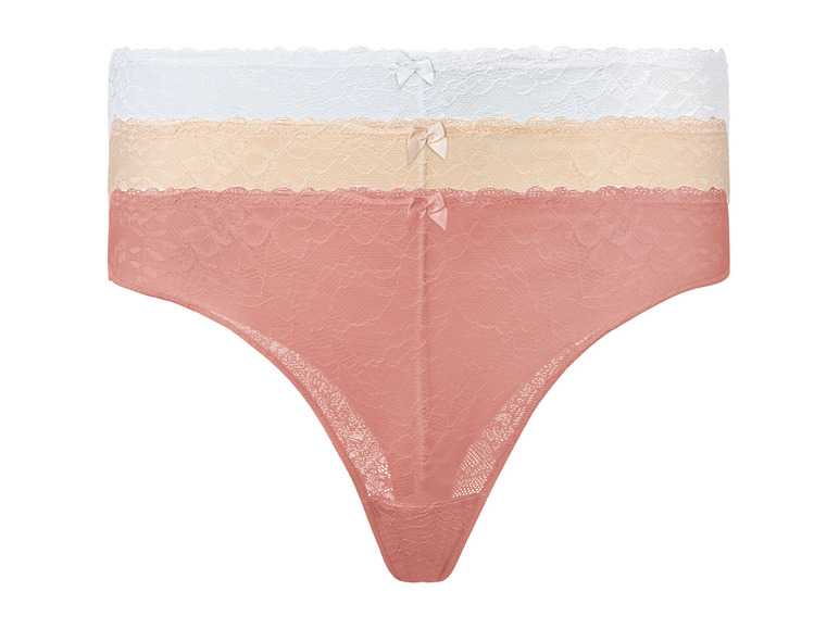 esmara Dámske čipkované tangá