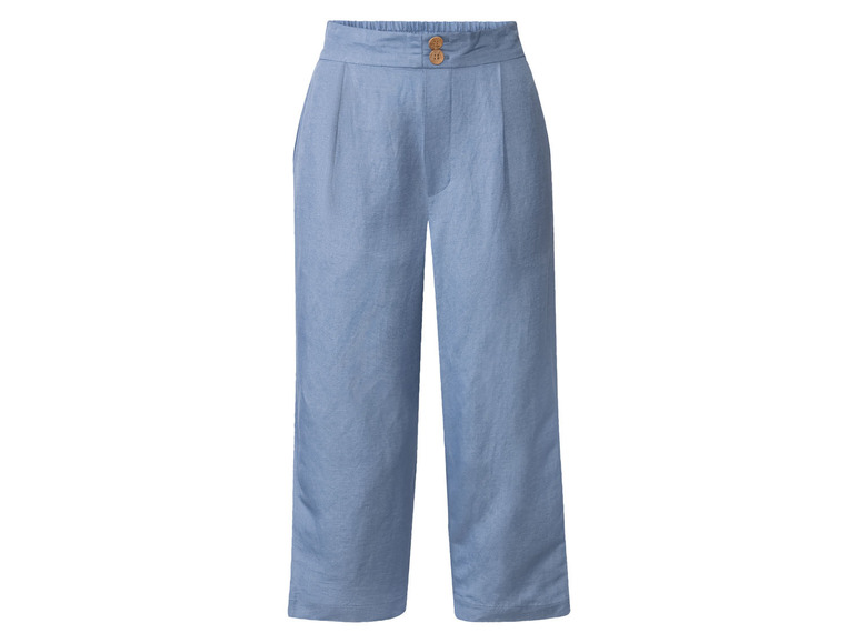 esmara Dámske ľanové culotte nohavice (40