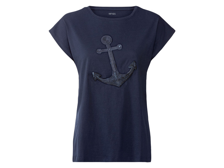 esmara Dámske tričko s flitrami (XS (32/34)