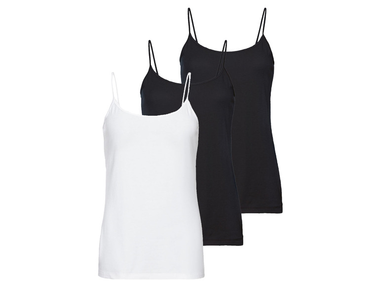 esmara Dámsky bavlnený top s úzkymi ramienkami