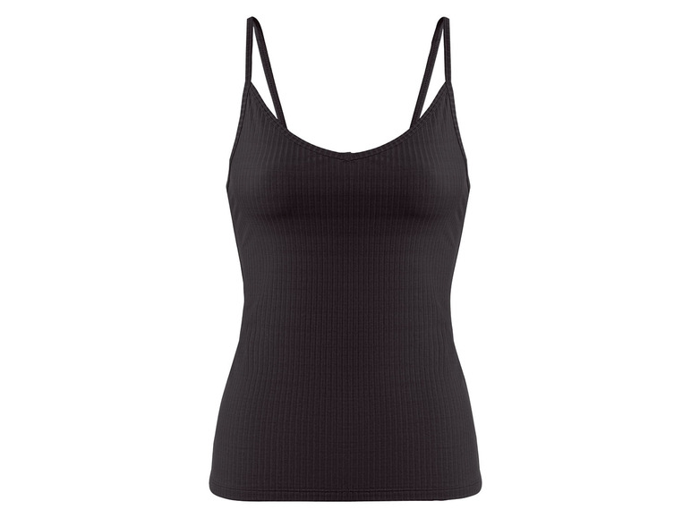 esmara Dámsky rebrovaný top s úzkymi ramienkami (S (36/38)