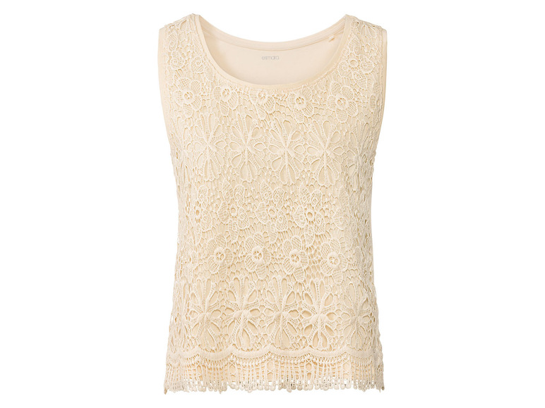 esmara Dámsky top s háčkovaným vzorom  (L (44/46)