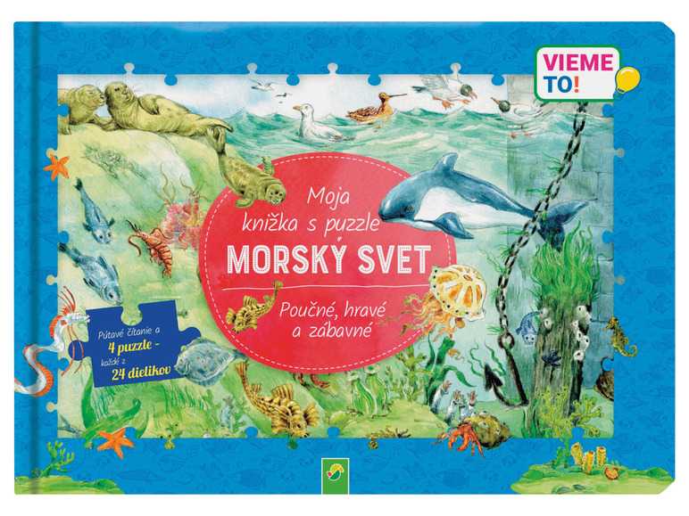 esmara Detská puzzle knižka „Vieme to!“ (Morský svet) esmara