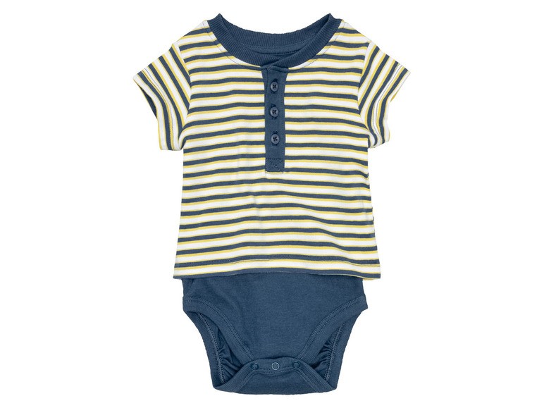 lupilu Chlapčenské body pre bábätká z biobavlny (62/68