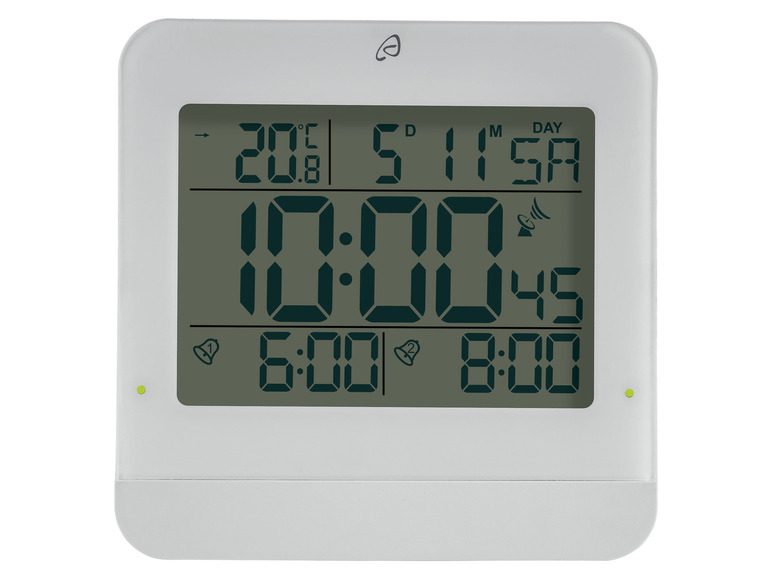 AURIOL® Budík LCD  (biela) AURIOL®