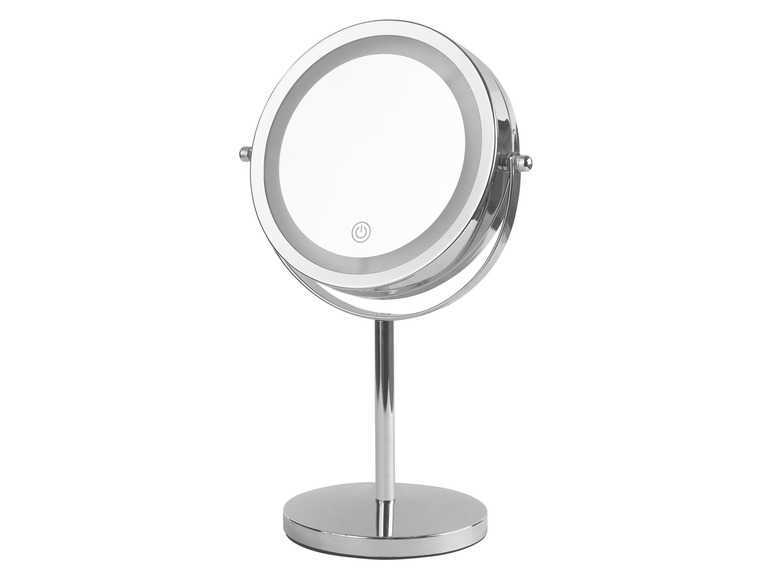CIEN LED kozmetické zrkadlo (chrómované otočné zrkadlo) CIEN
