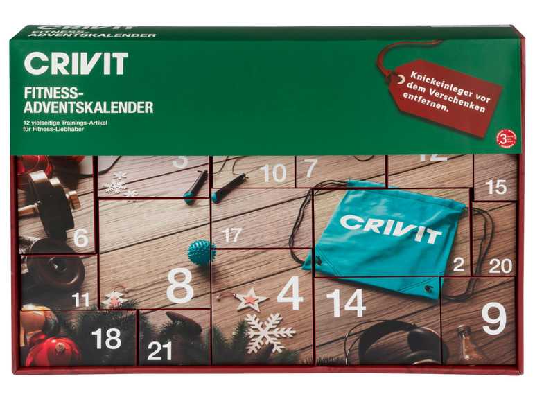 CRIVIT Adventný fitness kalendár CRIVIT