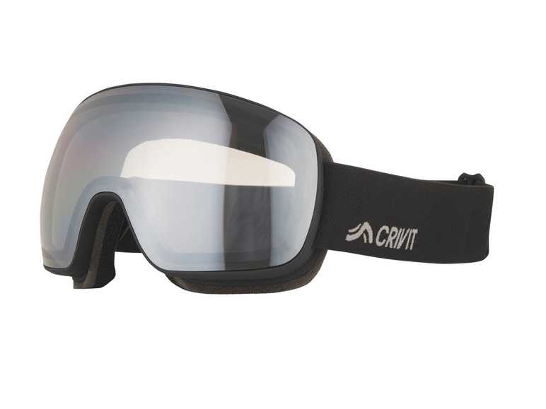 CRIVIT Lyžiarske a snowboardové okuliare Photochromic (čierna) CRIVIT