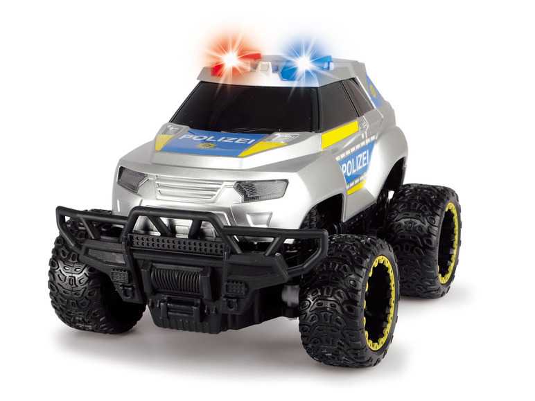 DICKIE Auto na diaľkové ovládanie RC Police Offroader RTR DICKIE