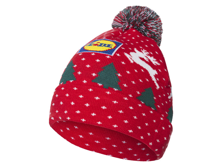 Dámska/Pánska vianočná čiapka LIDL (červená) -
