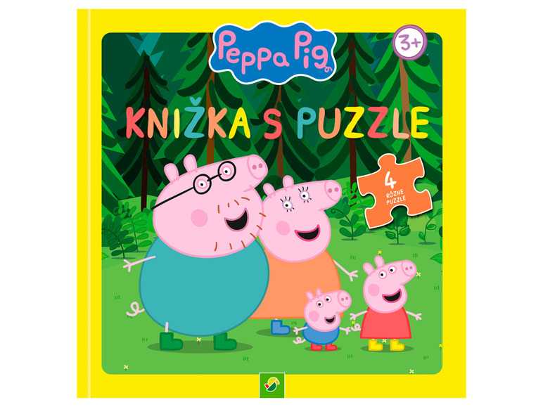 Detská knižka s puzzle (Prasiatko Peppa) -