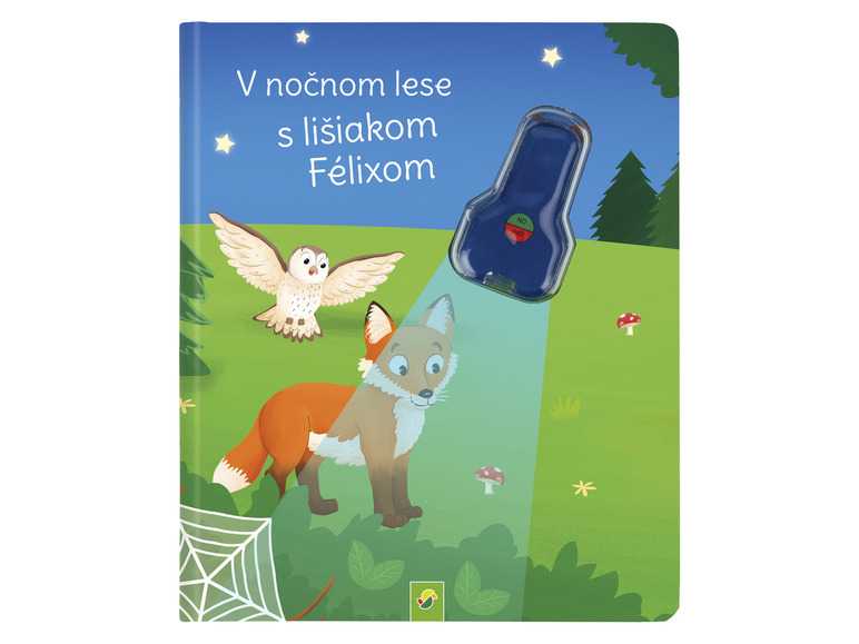 Detská obrázková knižka s UV svetlom (V nočnom lese s lišiakom Félixom) -
