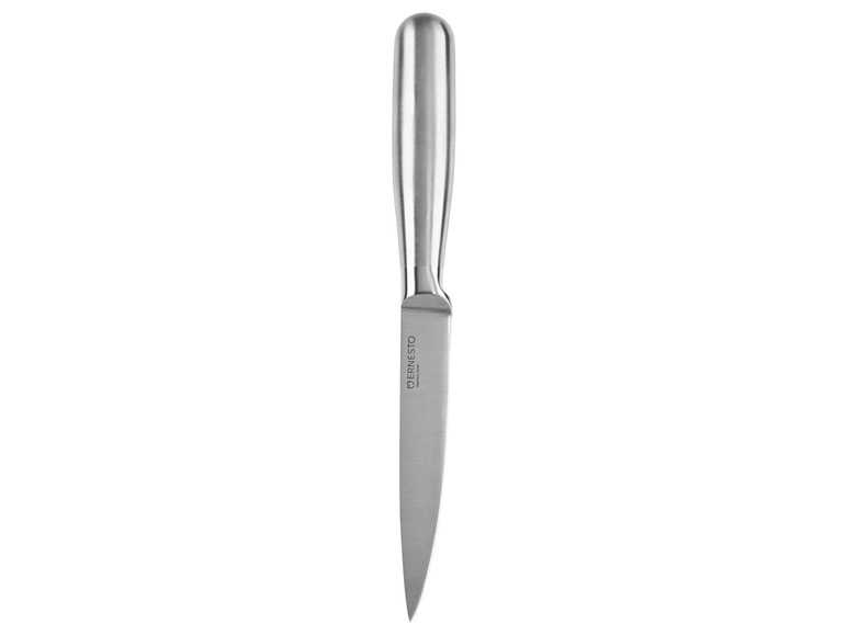 ERNESTO® Kuchynský nôž (kuchynský nôž a nôž na zeleninu s rukoväťou z ušľachtilej ocele) ERNESTO®