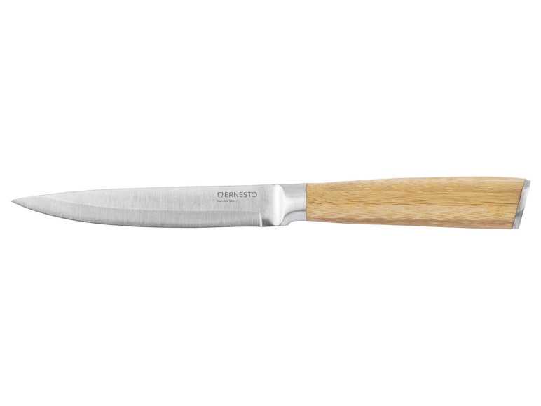 ERNESTO® Kuchynský nôž (univerzálny nôž/nôž na zeleninu s bambusovou rukoväťou) ERNESTO®
