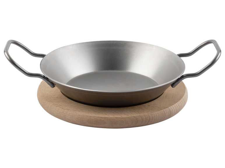 GRILLMEISTER Železná grilovacia panvica (Ø 20 cm so servírovacou doskou) GRILLMEISTER