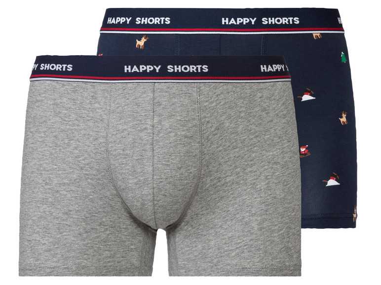 Happy Shorts Pánske vianočné boxerky v darčekovom balení