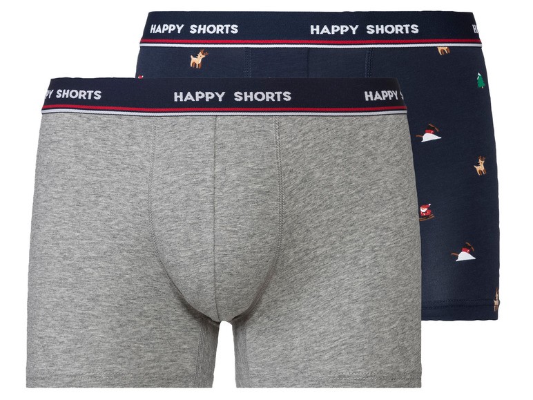 Happy Shorts Pánske vianočné boxerky v darčekovom balení