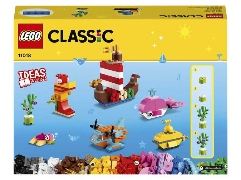 LEGO® Classic 11018 Kreatívna zábava v oceáne LEGO® Classic