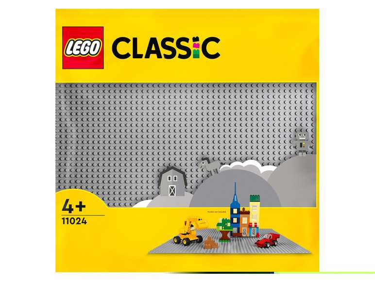 LEGO® Classic 11024 Sivá podložka na stavanie LEGO® Classic