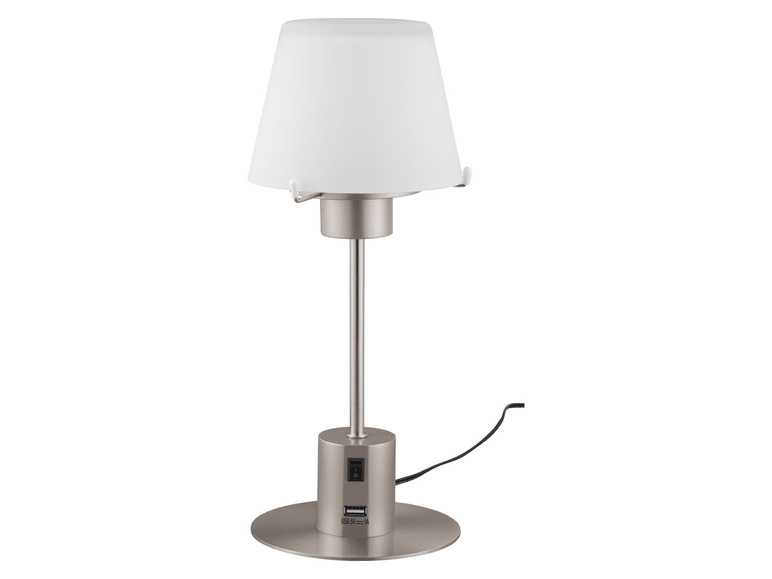 LIVARNO home LED lampa s USB (kónický tvar) LIVARNO home