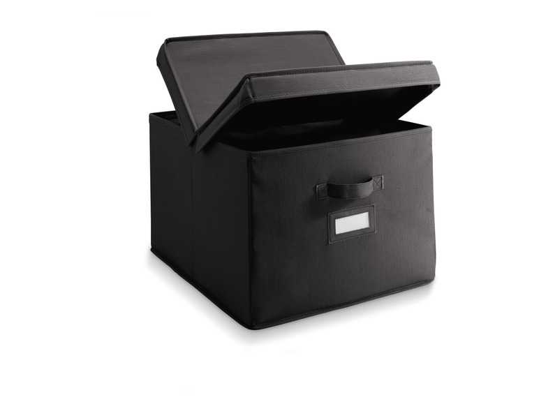 LIVARNO home Úložný box (úložný box/čierny) LIVARNO home