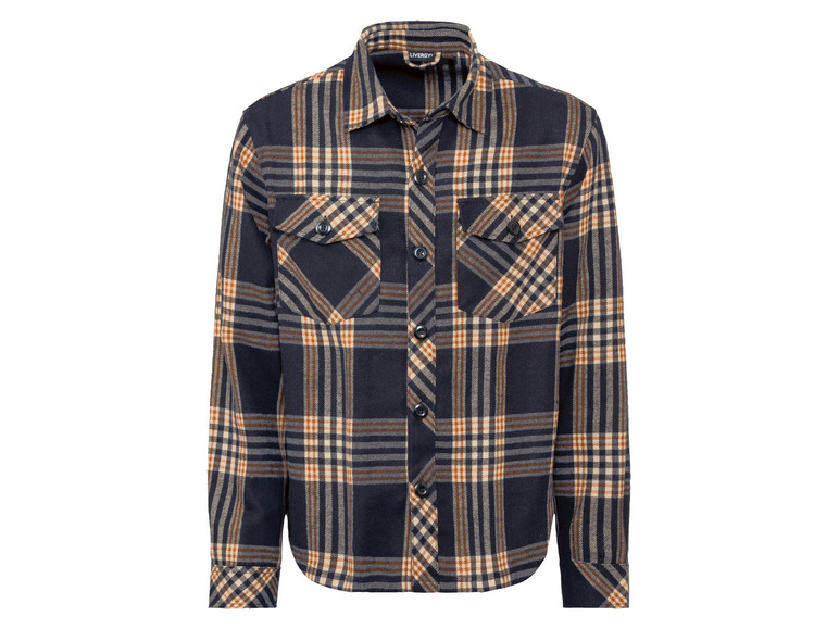 LIVERGY® Pánska košeľová bunda (XL (56/58)