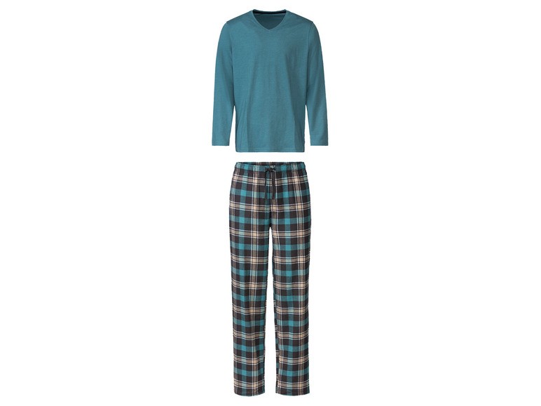 LIVERGY® Pánske flanelové pyžamo (S (44/46)