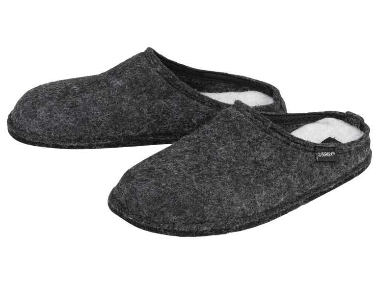 LIVERGY® Pánske plstené papuče (41